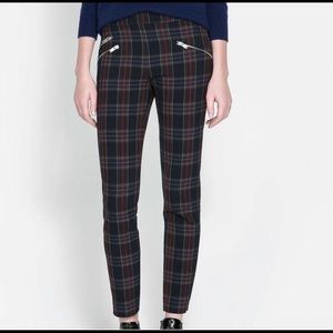 Zara plaid pants